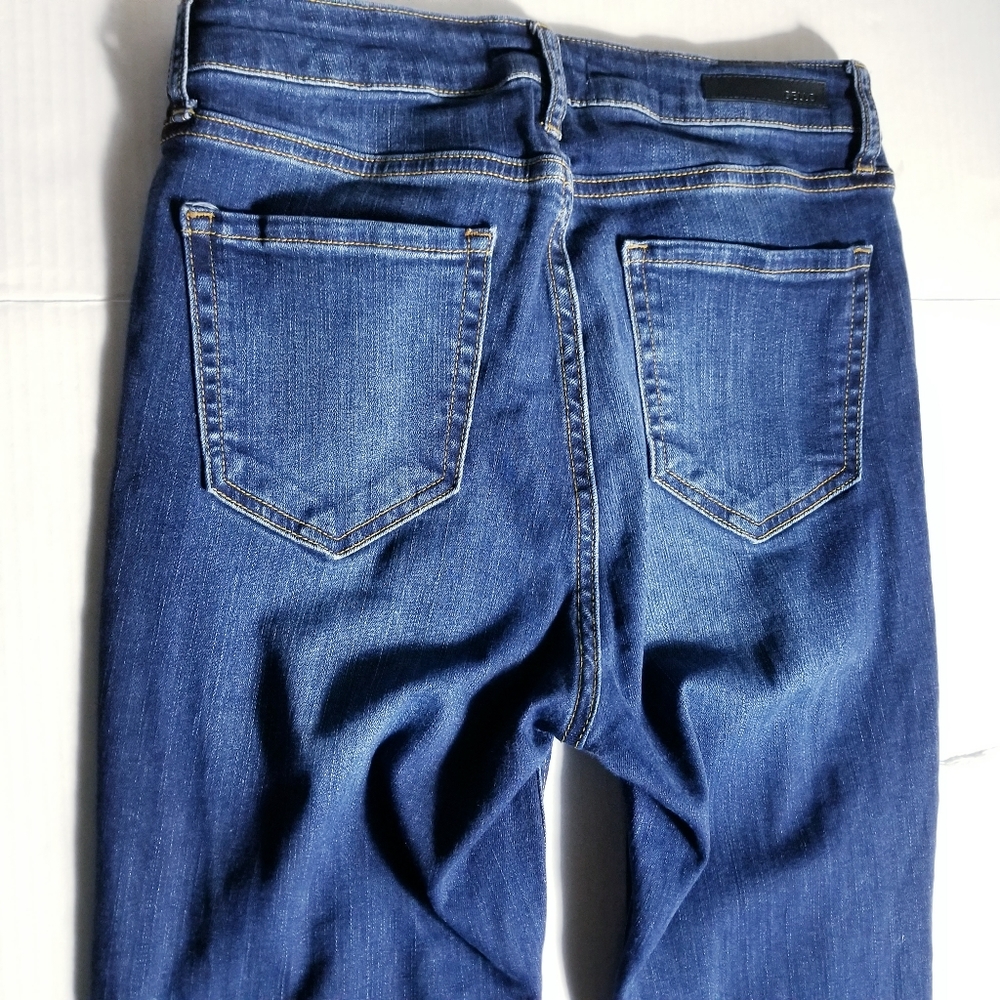 CELLO DISTRESSED HIGH RISE JEANS SIZE 7 - Picture 11 of 13